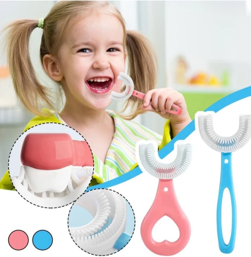 U-Shaped Baby Toothbrush 2 pcs